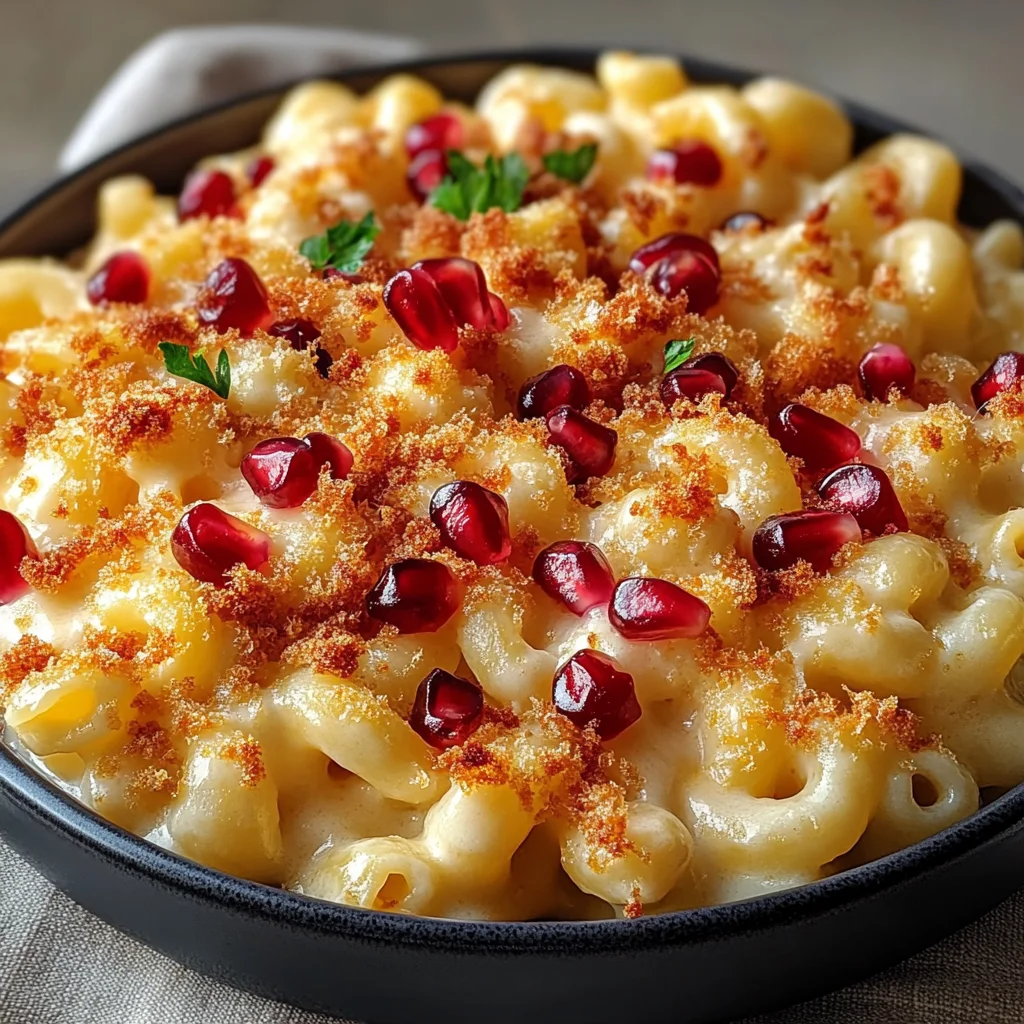 Creamy Mac Cheese Pomegranate