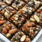 Dark Chocolate Nut Squares