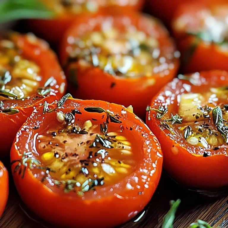 Italian Herb Roasted Tomatoes