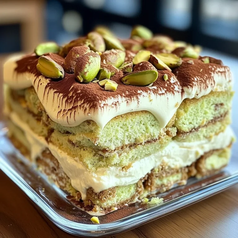 Pistachio Tiramisu