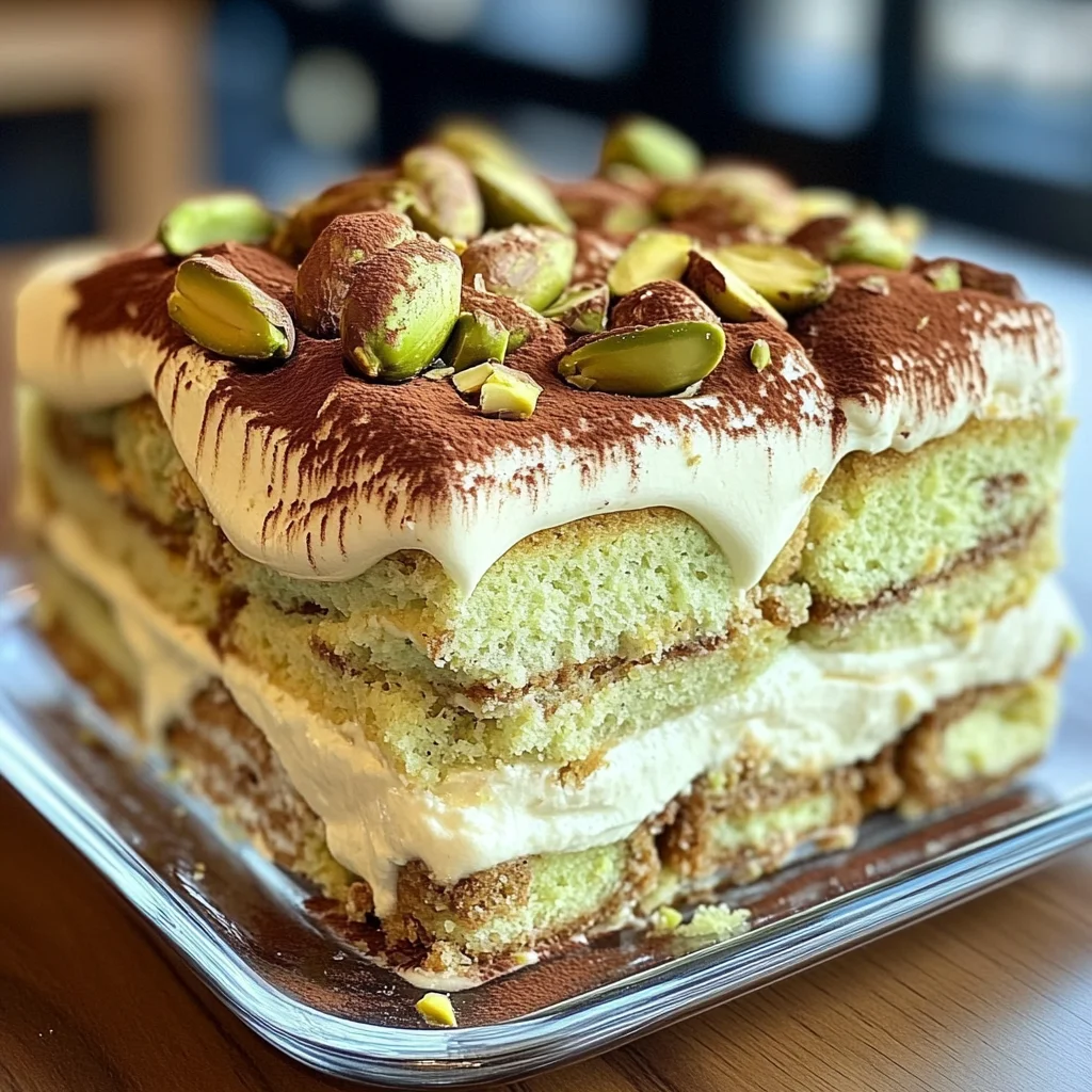 Pistachio Tiramisu