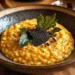 Pumpkin Risotto with Black Truffle