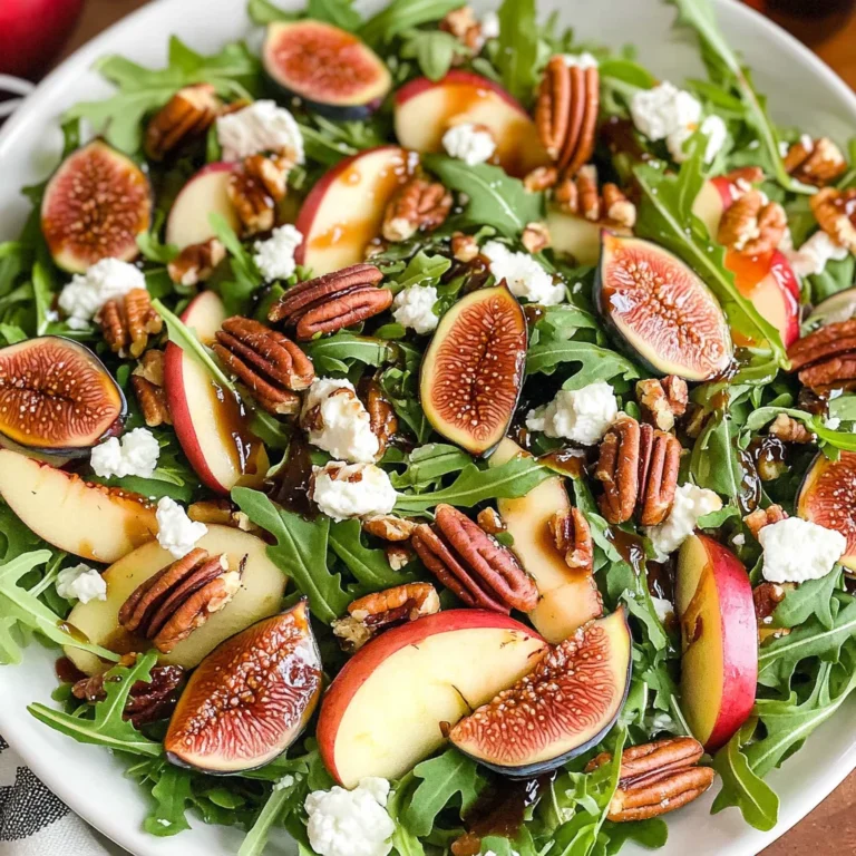 Apple Arugula Salad With Maple Pecans