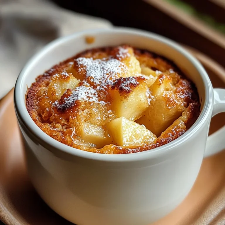 Apple Cake in a Mug