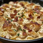 Creamy One-Pan Chicken Carbonara