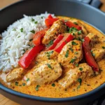 Creamy Paprika Chicken with Rice