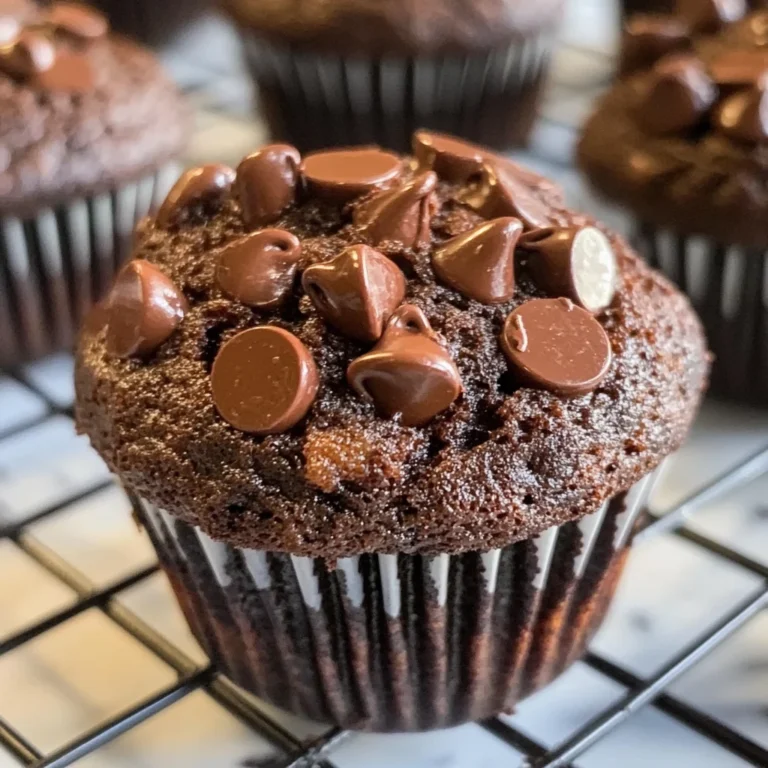 Double Chocolate Espresso Muffins