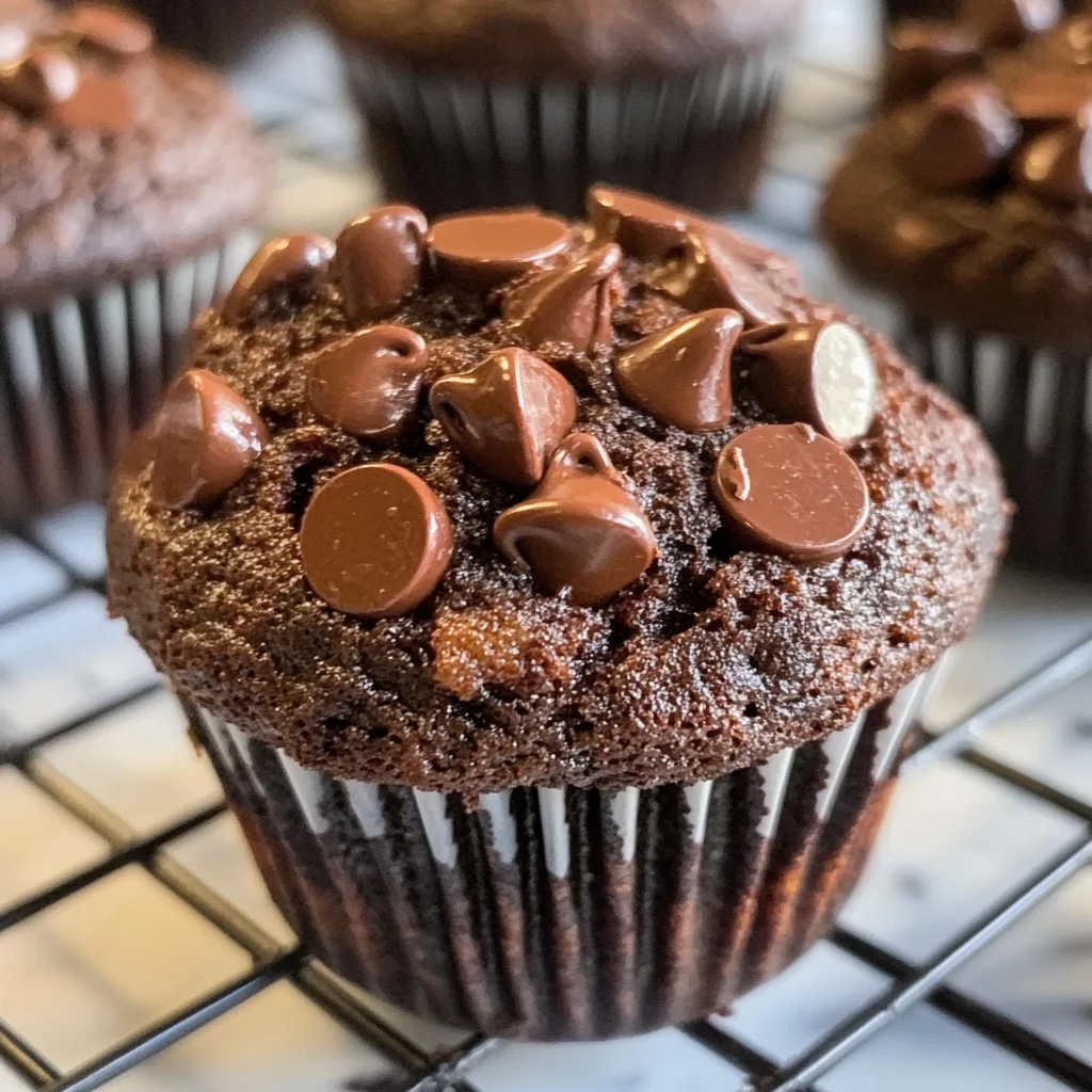 Double Chocolate Espresso Muffins