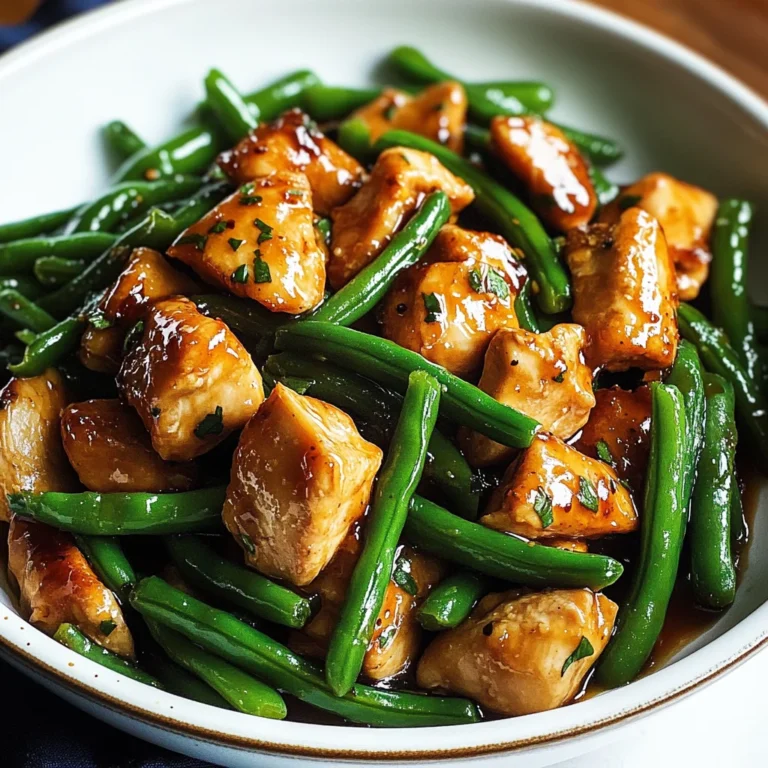 Easy Chicken Breast and Green Beans