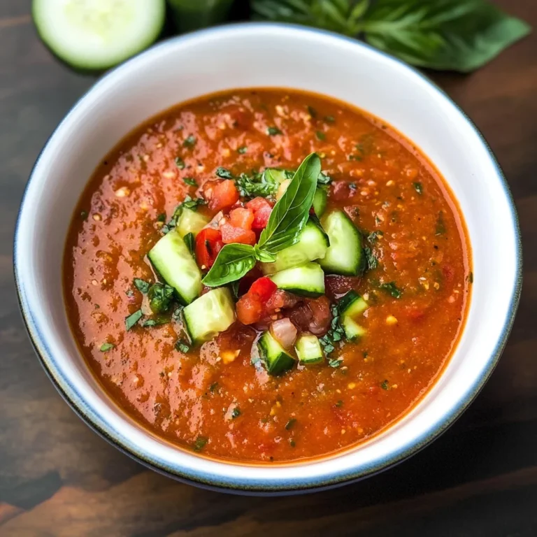 Easy Gazpacho Recipe (Vegan)