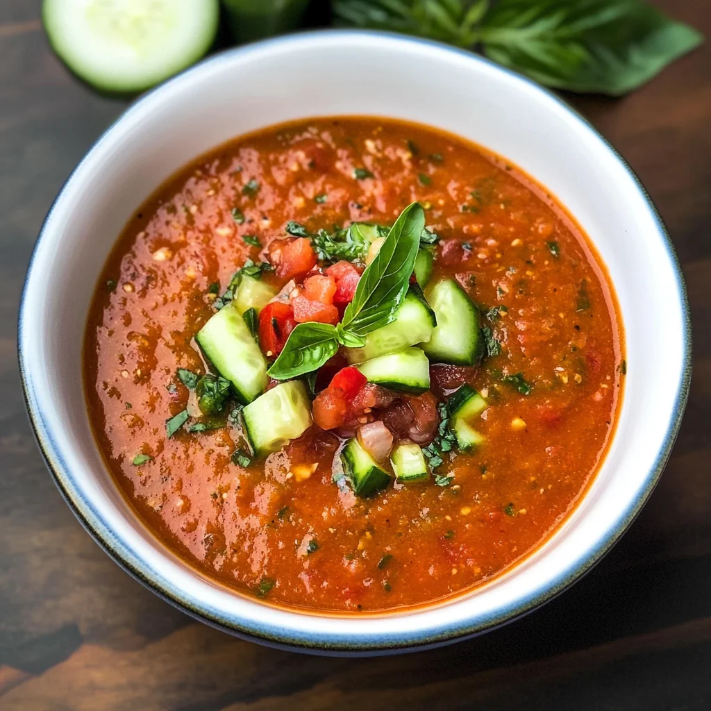 Easy Gazpacho Recipe (Vegan)