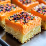 Halloween Frosted Sugar Cookie Bars