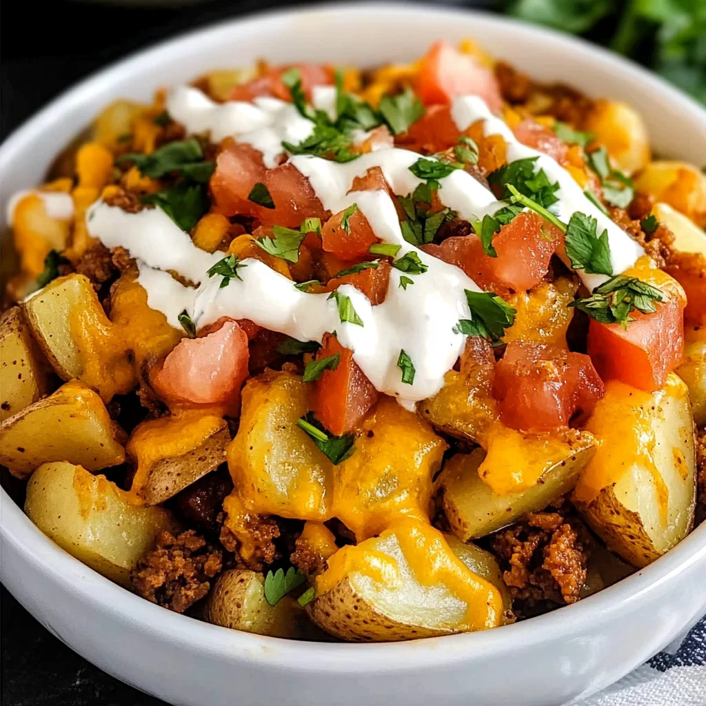 Loaded Fiesta Potato Bowls