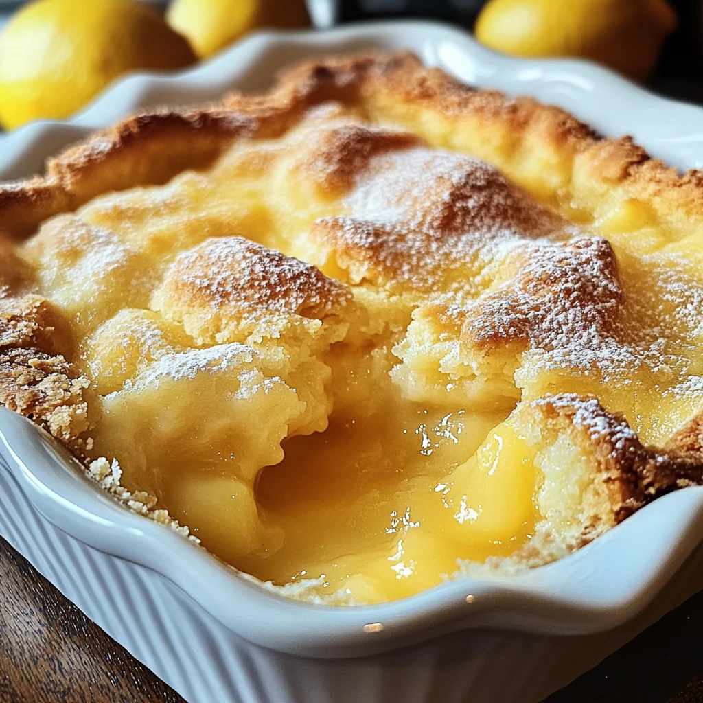 Magic Lemon Cobbler: A Sweet, Tangy Dessert Delight