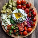 Mediterranean Burrata Board