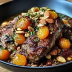 Moroccan Lamb Shoulder with Apricots and Almonds