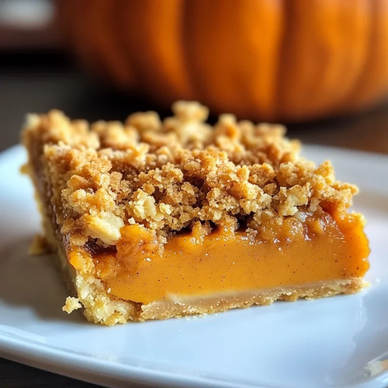 Pumpkin Pie Crumble
