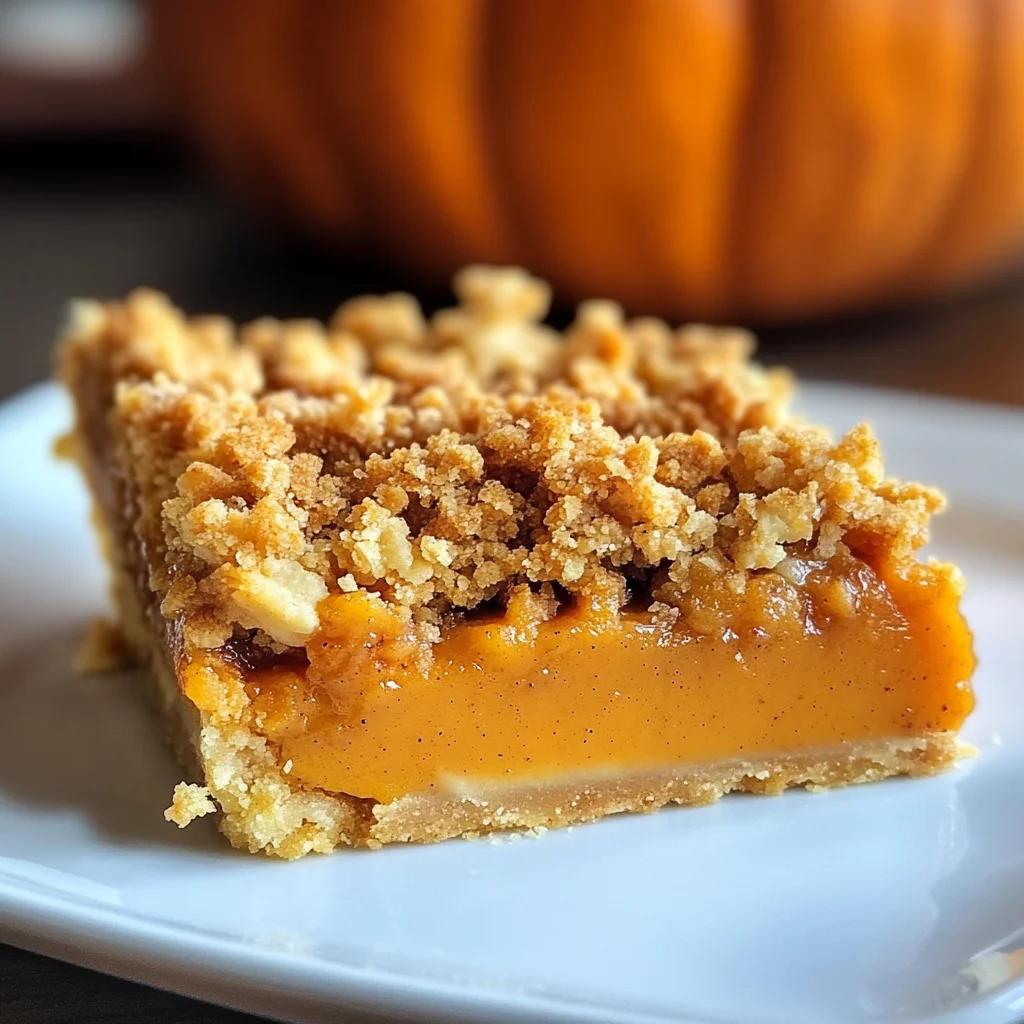 Pumpkin Pie Crumble