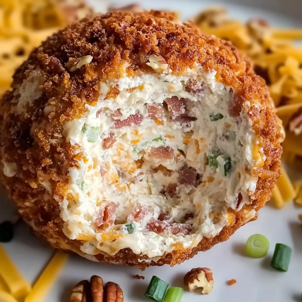 Ranch Turkey Bacon Cheese Ball Recipe