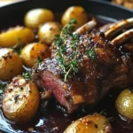 Red Wine & Herb Lamb Shanks with Roasted Potatoes