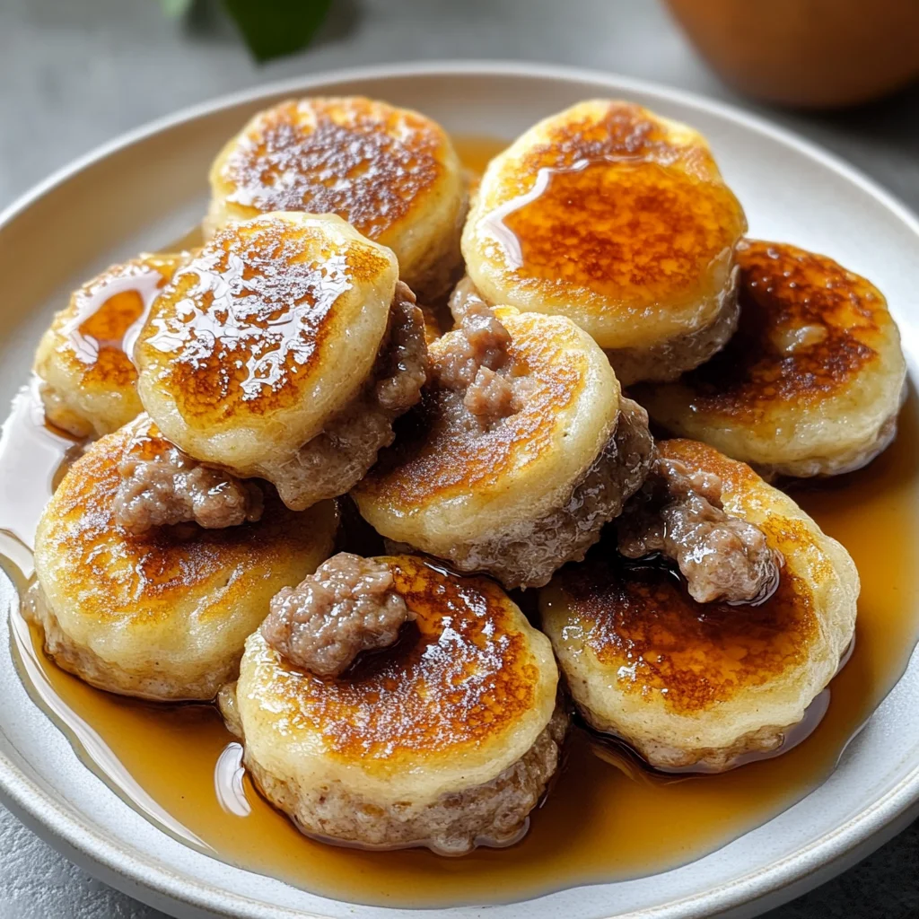 Sausage Pancake Bites