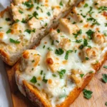 The Viral Chicken Alfredo Garlic Bread I'm Obsessed With