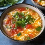Tomato Egg Drop Soup