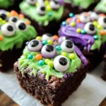 Witch's Cauldron Halloween Brownie Bites
