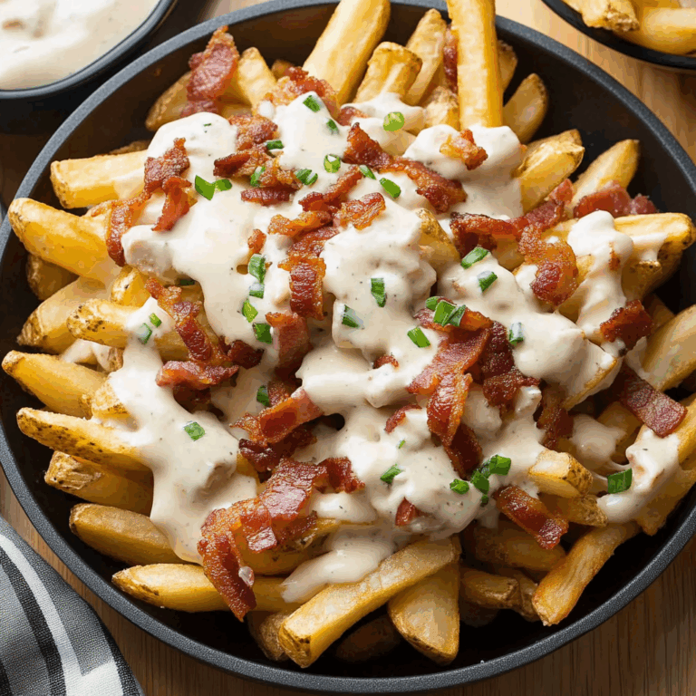 Chicken Turkey Ranch Fries Recipe