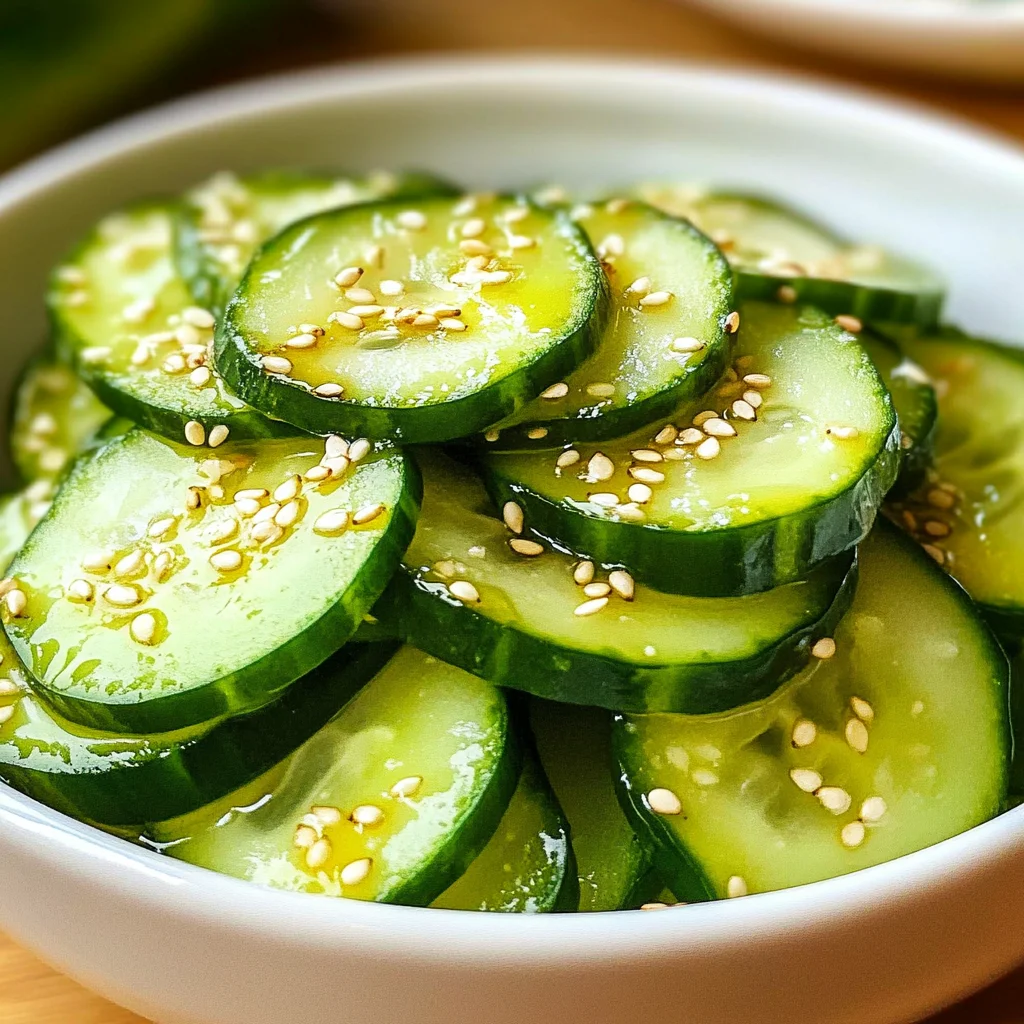 10 Minute Sunomono (Japanese Cucumber Salad)