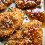 Baked Crunchy Hot Honey Chicken