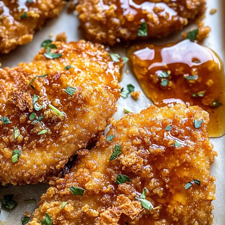 Baked Crunchy Hot Honey Chicken