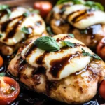 Balsamic Baked Chicken Breast with Mozzarella Cheese Recipe