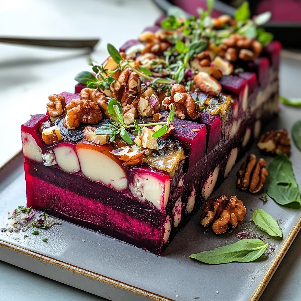 Beetroot and Goat's Cheese Terrine Recipe