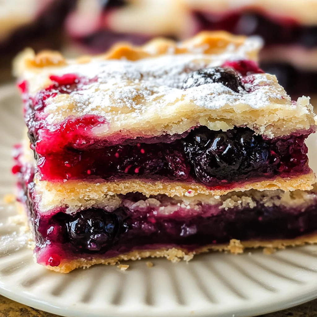 Blackberry Pie Bars