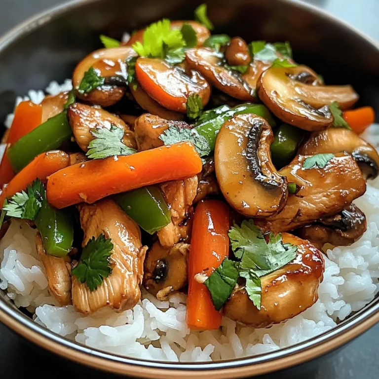 Chicken, Mushroom & Veggie Rice Bowl