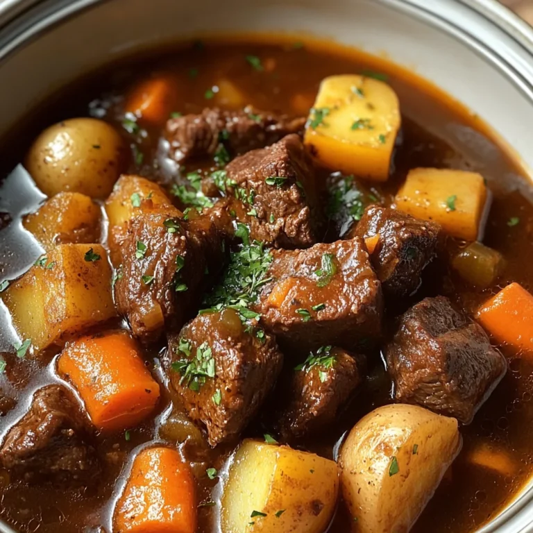 Comforting Crockpot Beef Stew