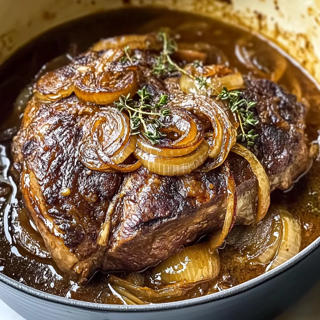 Comforting French Onion Pot Roast - theamazingfood