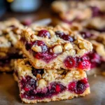 Cranberry Shortbread Bars