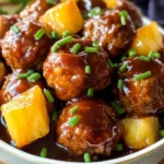 Crock Pot Hawaiian Meatballs