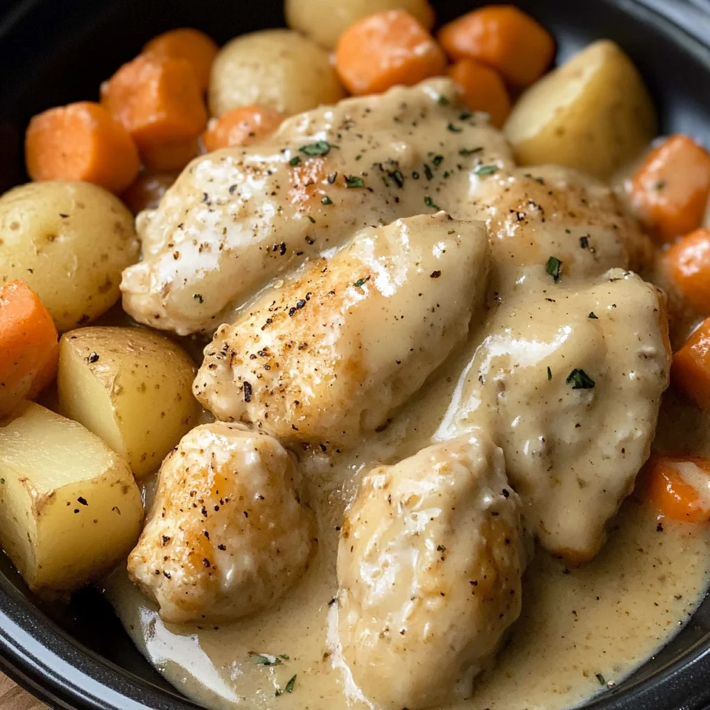 Crockpot Creamy Ranch Chicken