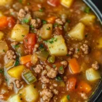 Crockpot Vegetable Beef Soup