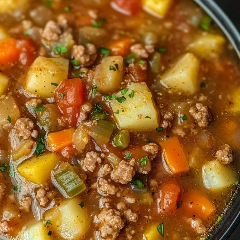 Crockpot Vegetable Beef Soup