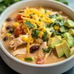 Crockpot White Chicken Chili – Easy, Creamy & Hearty