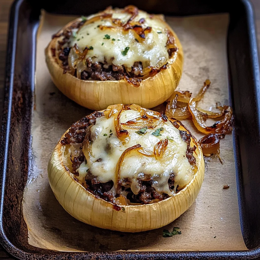 Deconstructed French Onion Burger