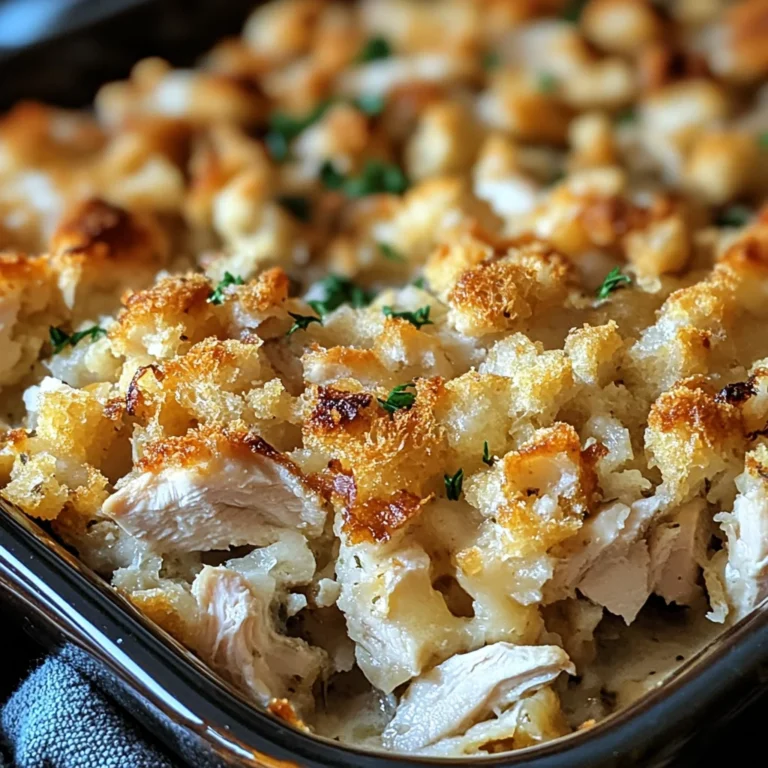 Dolly’s Chicken and Stuffing Casserole