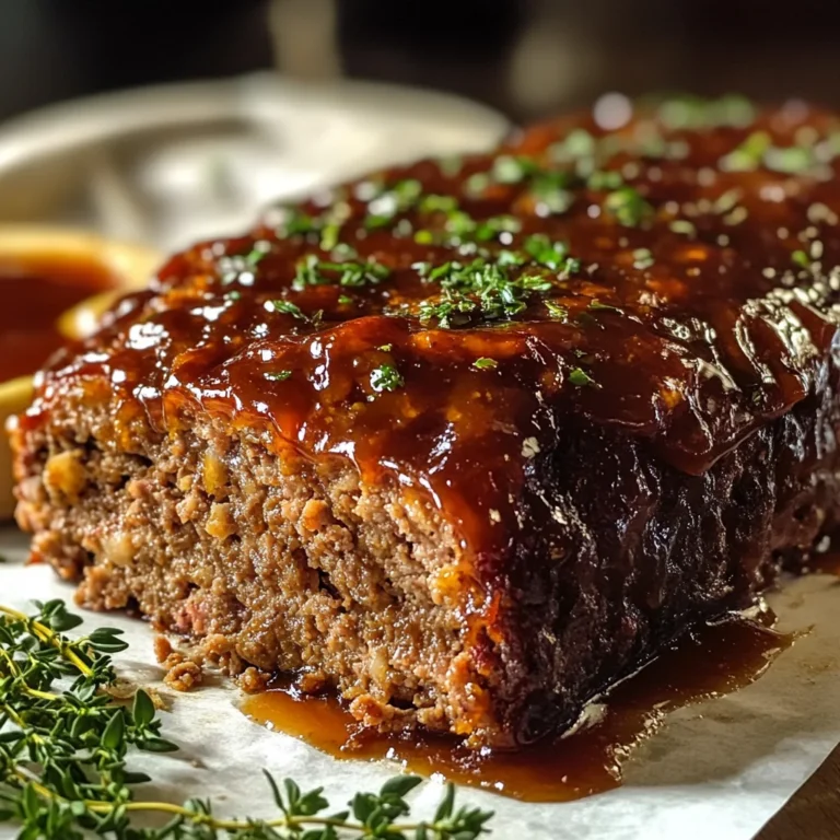 Easy Meatloaf Recipe with the BEST Glaze