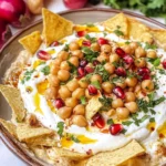 Fatteh (Pita, hummus, and yogurt)