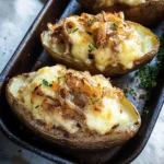 French Onion Baked Potatoes