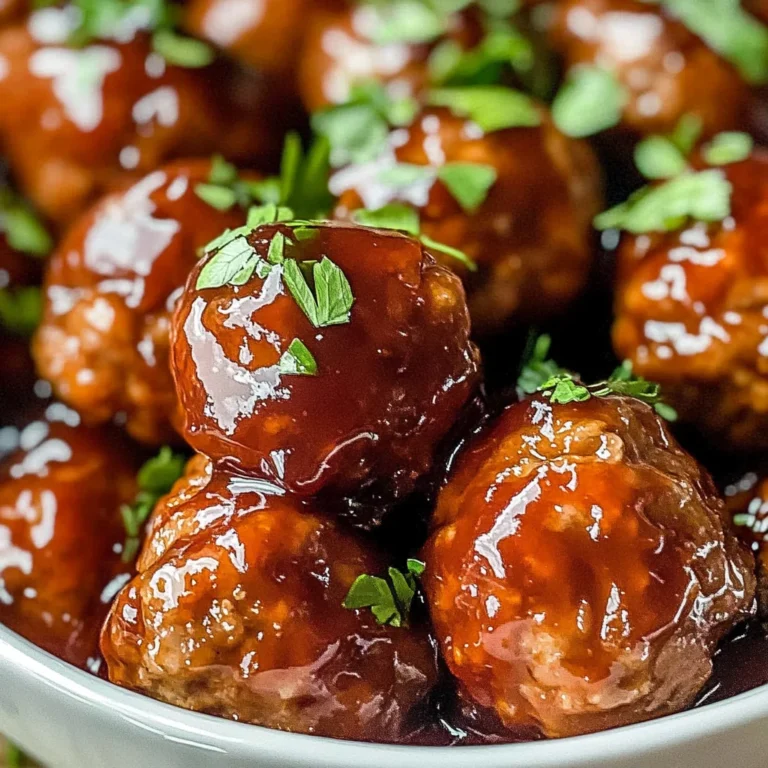 Honey BBQ Crockpot Meatballs
